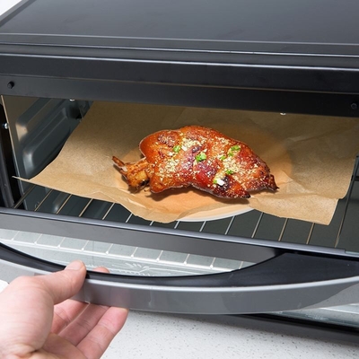 Nonstick High Temperature Resistant Air Fryer Paper Liners 7.9 Inch Transparent Plastic Package
