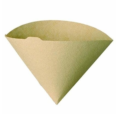 Wood Pulp Fabric Coffee Filter Eco Friendly V60 Cone Shape Paper 100*147 MM