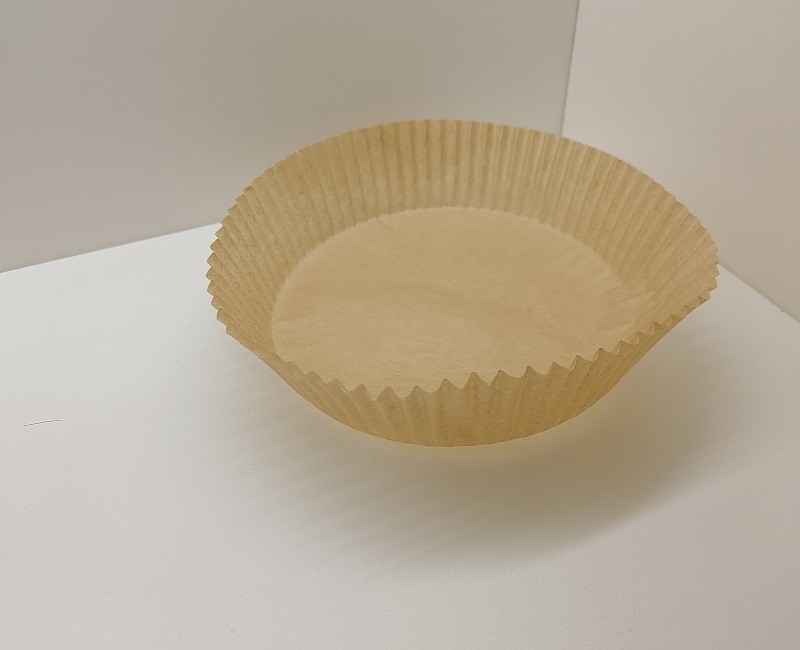 50Pcs Round Disposable Air Fryer Paper Liner Heat Resistant Steamer Baking Non Stick Mat