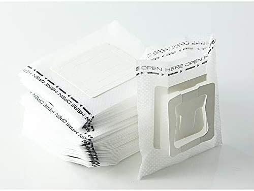 50Pcs Drip Coffee Filter Bags Coffee Cold Brew Roll Reusable Drip Hanging Ear Pack