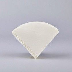 Los filtros de café disponibles V60 de café del cono de papel natural del filtro para vierten sobre el goteador