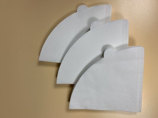 Filtro de café natural del papel del color V60 2 - 4 tazas clasifican el filtro del papel del café del estilo del cono