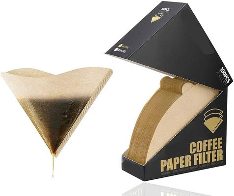 Filtros de café de cono desechables V60 – Almohadillas de papel ecológicas para preparar café por goteo de 3 a 4 tazas