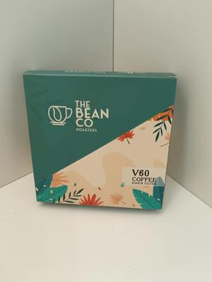 Filtro de café en forma de V 100 paquetes de filtros de papel cónico desechables para verter sobre la elaboración de la cerveza con un diseño original de pulpa de madera y resistente a los desgarros